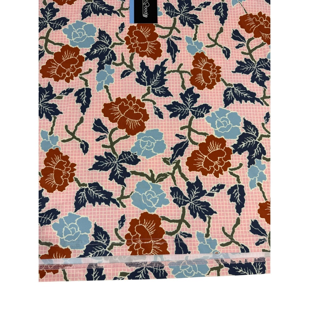 Good Good Golf Pink Canyon Polo Shirt Mens Size XL Blue Pink Floral NWT - Picture 2 of 7